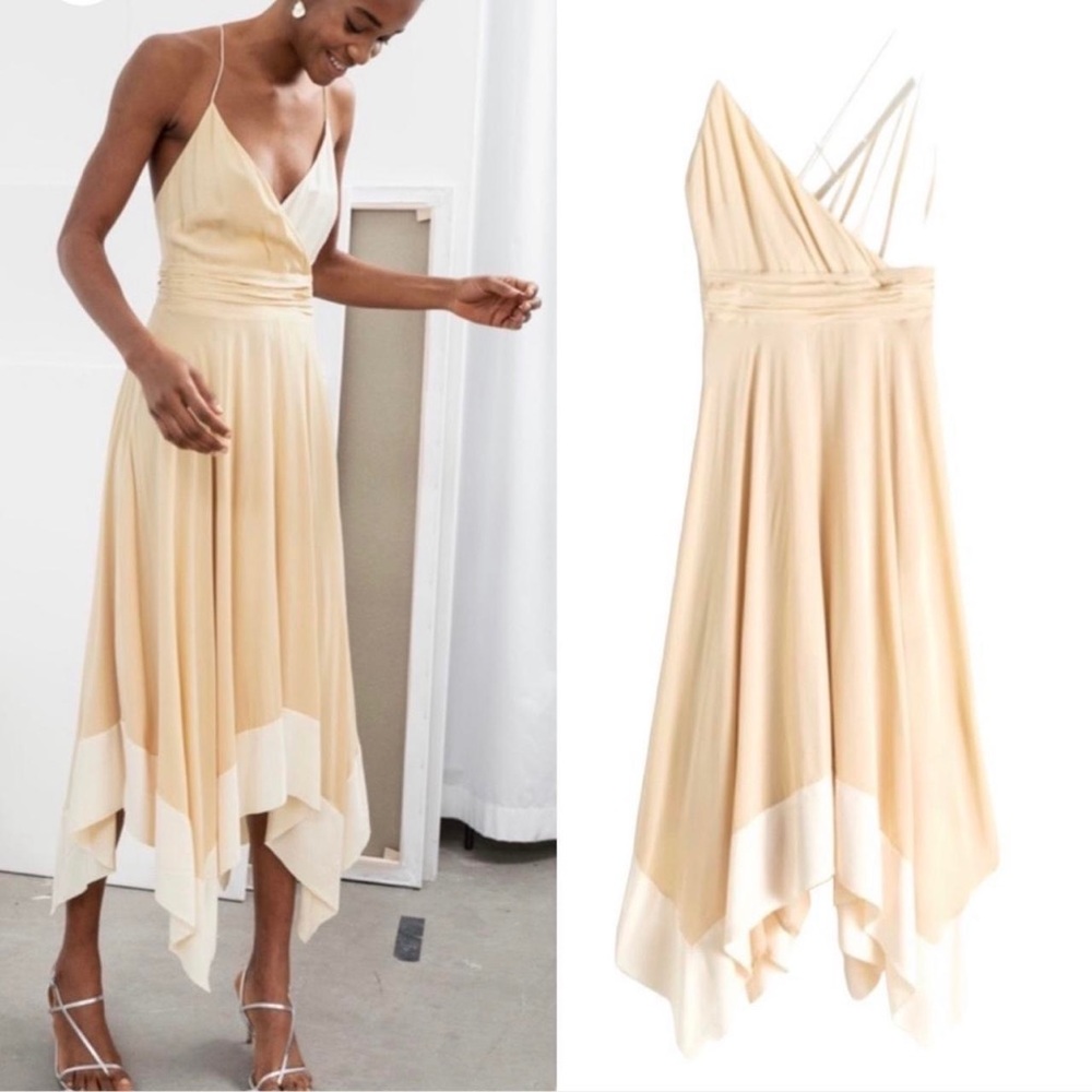 &Other Stories Cream&white dress.